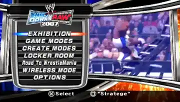 WWE SmackDown vs RAW 2007 (USA) screen shot game playing